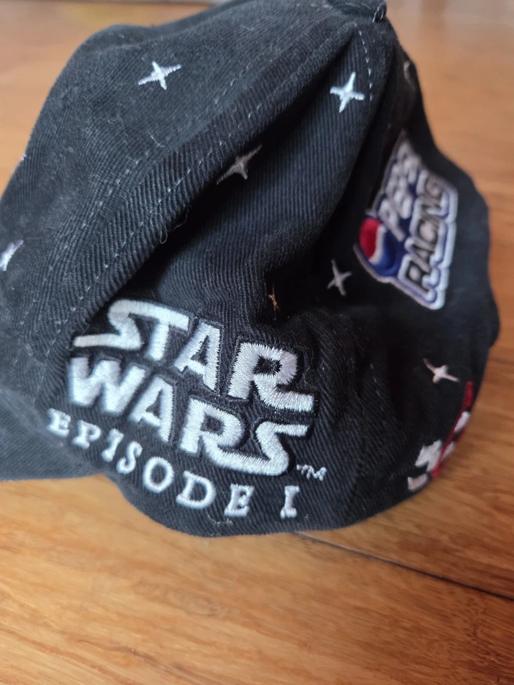 Chapéu Vintage Star Wars Jeff Gordon Episódio 1 Nascar #24 Pepsi Racing Snapback - Imagem 3 de 4