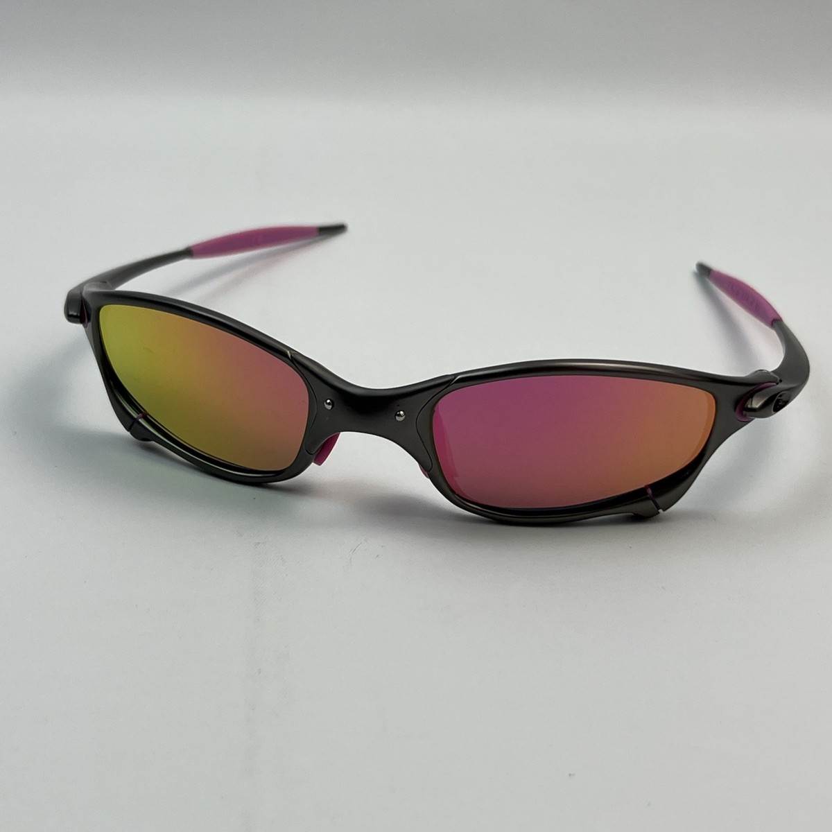 Oakley X-Metal Juliet Sunglasses Pink Lenses & Shocks Grey Frames
