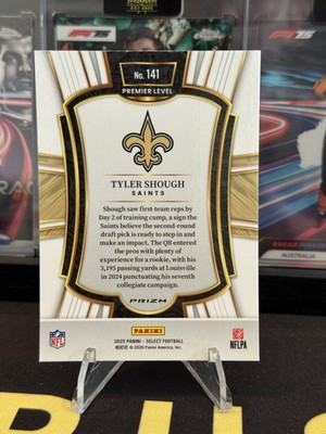 2025 Panini Select Tyler Shough (RC) Silver Prizm Premier Level