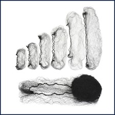 20 Pcs Nylon Hair Nets for Buns Mesh Wig Cap Weaving Cap for Dance Buns Hair...