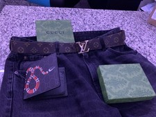 Gucci Geldbörse Schwarz Herren Neu Herren Damen Made In Italy Vintage Rare 90s