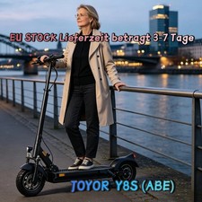mit Straßenzulassung 100km Reichweite500W Elektroroller Joyor Y8-S ABE …