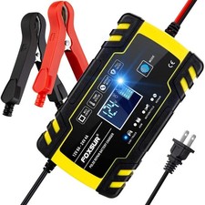 Car Battery Charger,12V/24V 8Amp Intelligent Automatic Battery Char... Fast Ship