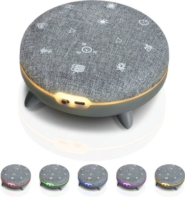 B-WARE Beatfoxx ZB-7 Zen Box Geräuschmaschine BT Speaker Lautsprecher White Baby