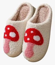 Mushroom Slippers Women's 12-13 Men's 10.5-11.5