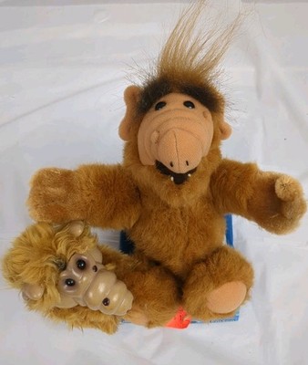 NEW RARE 1987 Vintage *Coleco/Alien Prod. ''ALF'' FINGER PUPPET & CLIP ON HUGGER 