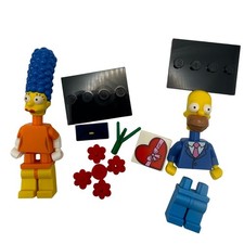LEGO Simpsons Series 2 Minifigures Set of 2 Homer and Marge Never assembled