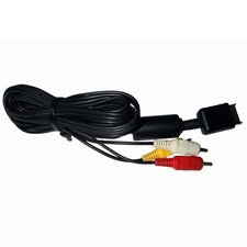Genuine Sony OEM RCA AV Audio/video Cable For PlayStation PS1 PS2 PS3 6Z