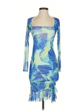 PrettyLittleThing Women Blue Cocktail Dress 2