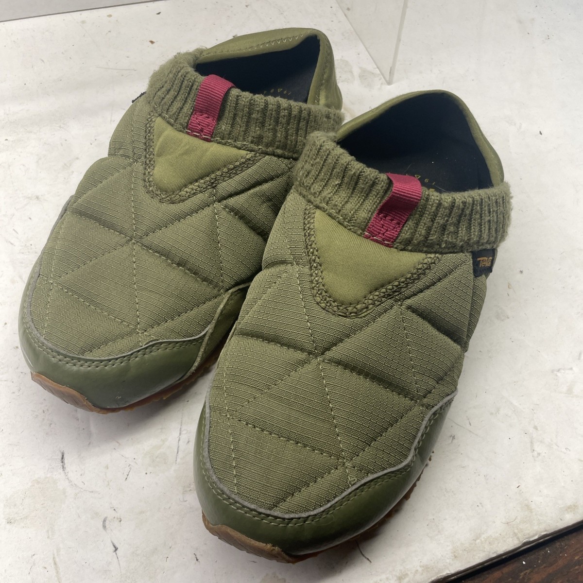 Teva 1125471 Women's Olive Green ReEmber Ember Moc Light Multi Shoes Sz 5