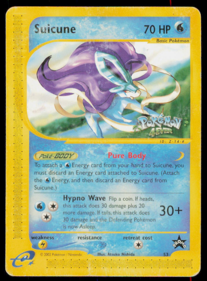 Suicune 53 Promo Wizards Black Star Promos Pokemon Heavily Played 21
