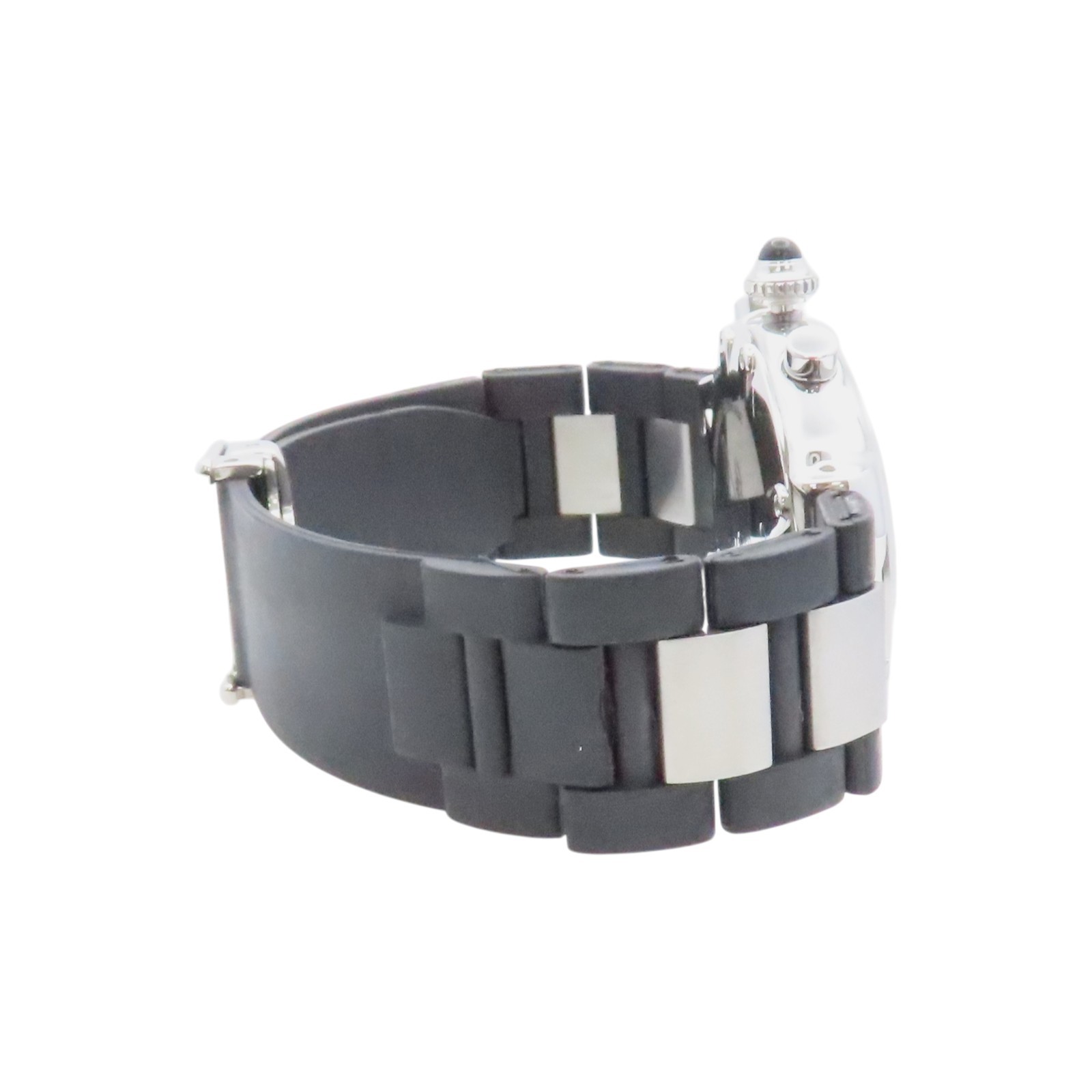 CARTIER Must 21 Chronoscaph Watch Quartz Black Dial Stainless Steel 0125U2 image 6