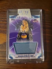 2021 Topps WWE Women's Division Mat Relics Purple 63/99 Charlotte Flair 