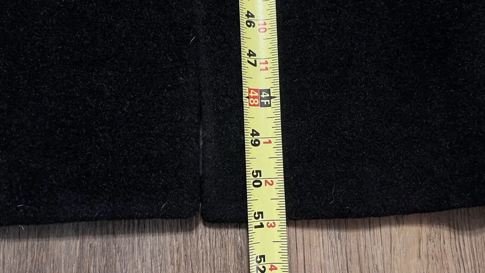 Abrigo de Lana Armani Collezioni Para Hombre 44L Negro Saks Quinta Avenida Hecho en Italia Foto 3 de 4