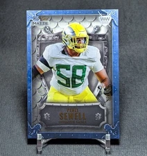 Penei Sewell Blue Weekend Warrior /135 Rookie RC 2021 Wild Card Matte Lions