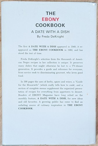 The Ebony Cookbook by Freda DeKnight HCDJ 1999 Printing Excellent Condition - Picture 8 of 8