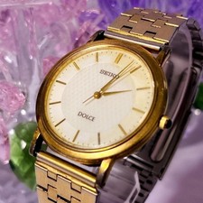 SEIKO Dolce Watch Gold #t317