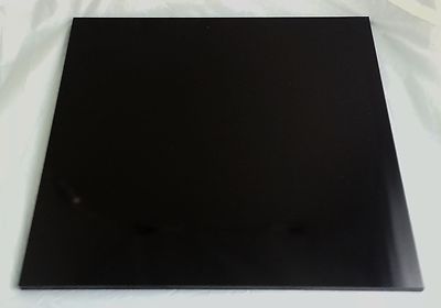 1 Pc 1/4'' Black Canvas Micarta Knife Handle Material 12'' x 12'' x .250'' - Sheet