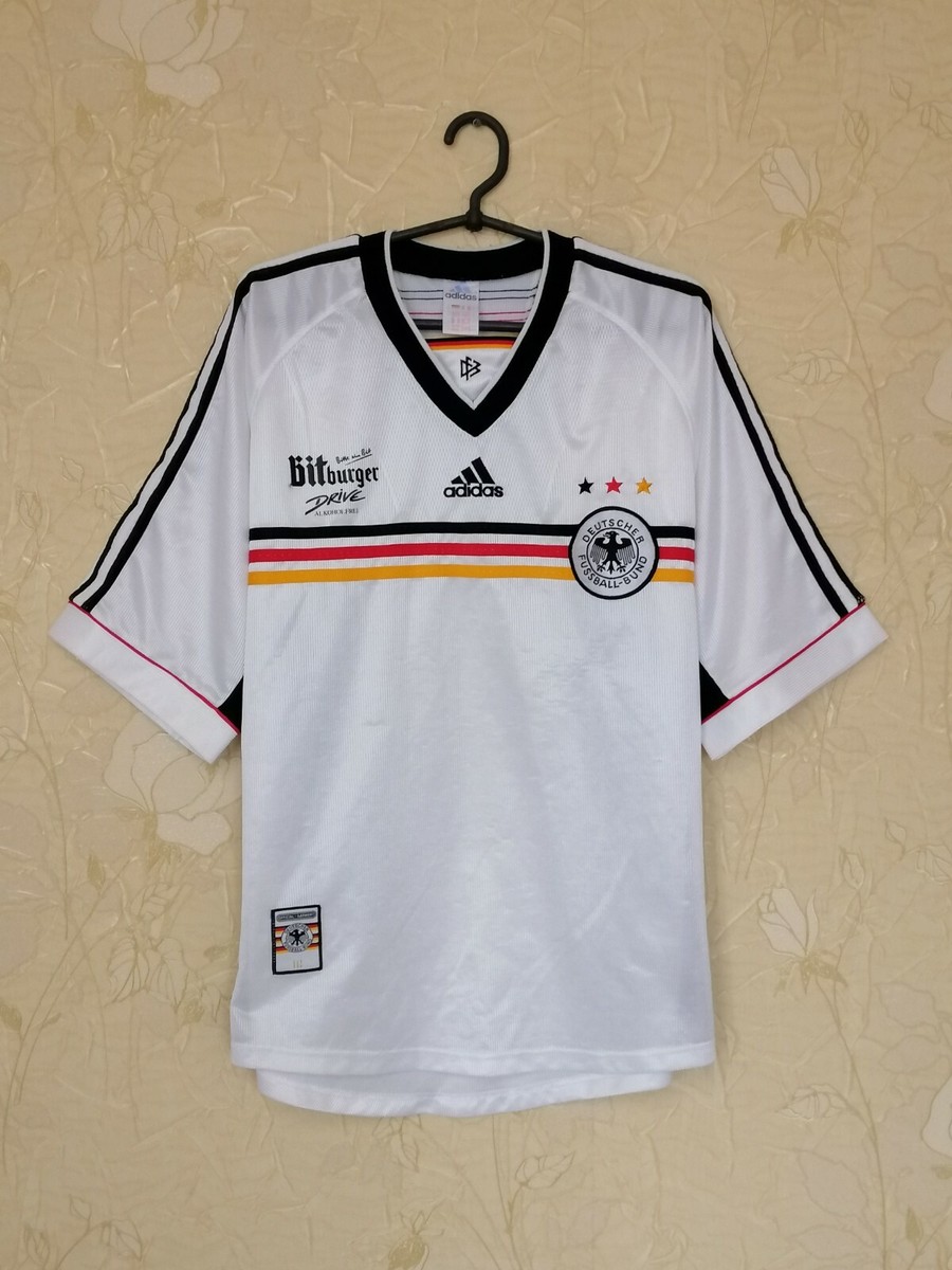 Germany 1998 - 2000 home football shirt jersey Adidas size M | eBay