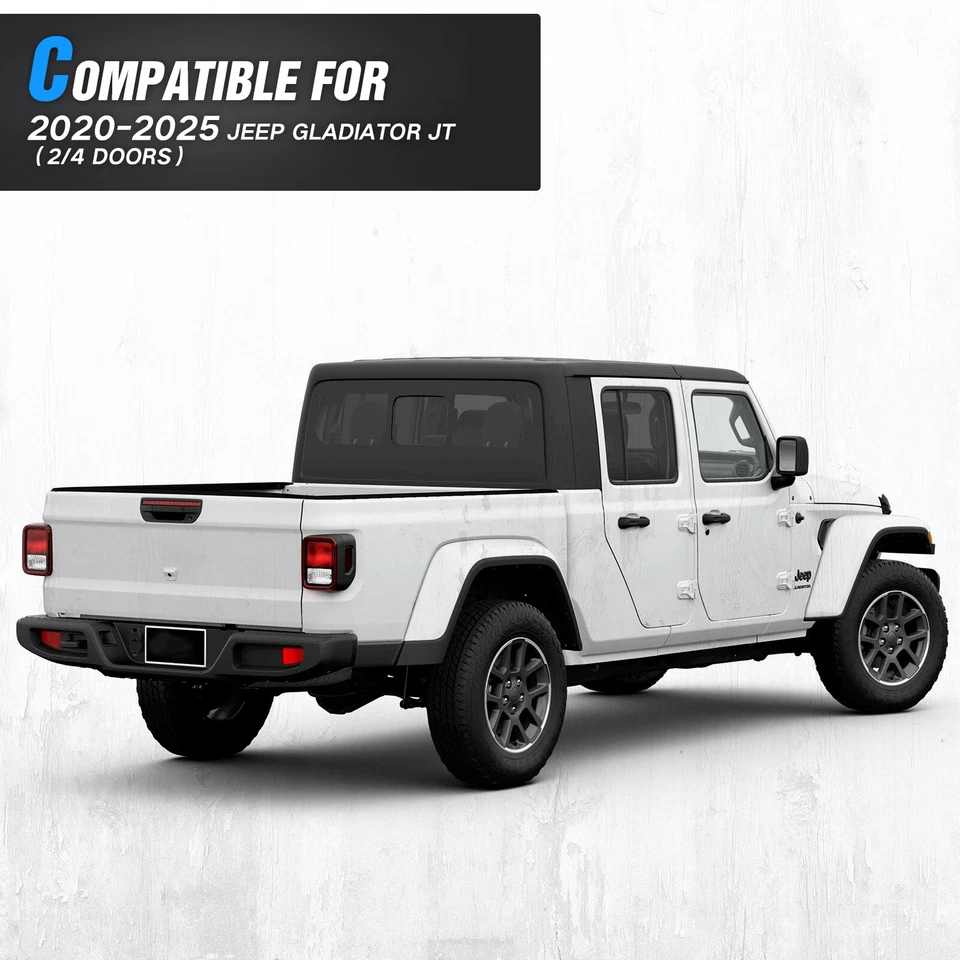 Front and Rear Fender Flares W/ Turn Signal Lights For 20-2025 Jeep Gladiator JT - Изображение 2 из 4