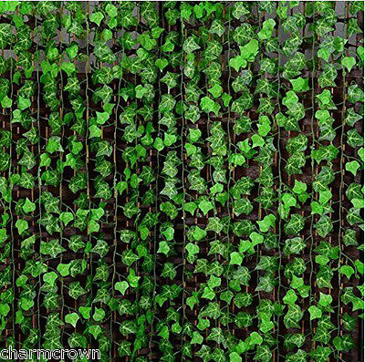 Details about   7.87 ft Ivy Artificial Leaf Vine Foliage Fake Plants Garland Home Garden Decor
