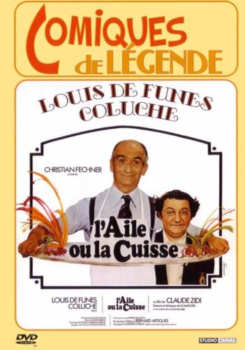 L'AILE OU LA CUISINE 1976 L'aile ou la cuisse ? Louis de Funes ENG SUB ALL REG DVD - Photo 1/1