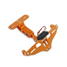 Kennzeichenhalter / Nummernschildhalter für Kawasaki ER-6f / ER-6n NH2 orange