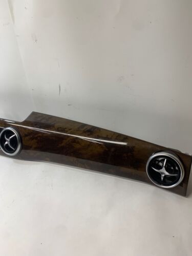 13-15 Mercedes GLK350 Center Dashboard Molding Air Vent Trim Wood with Button - Picture 2 of 14