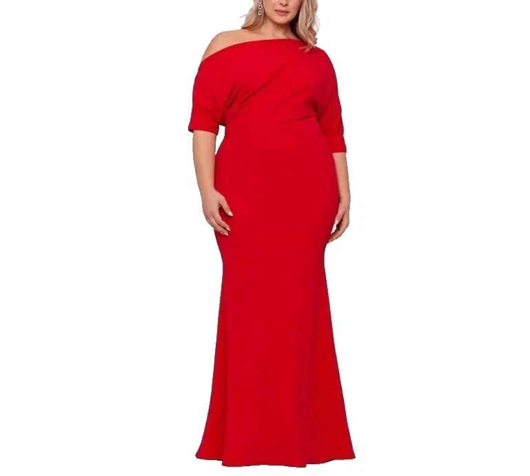 Poliéster Betsy & Adam baile vestidos para mujeres