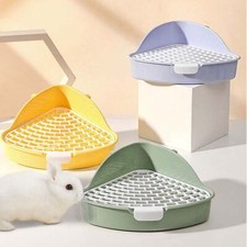 1PC Rabbit Toilet Litter Tray Small Animal Toilet Corner Potty Pet Litter Trays