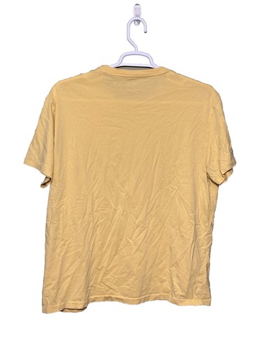 Polo Ralph Lauren T-Shirt Mens XL Yellow Short Sleeve Graphic Hawaiian Spellout - Picture 2 of 5