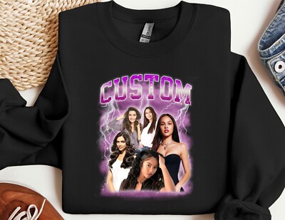 Custom Bootleg Rap Sweatshirt, Custom Photo Hoodie, Editable Bootleg Design