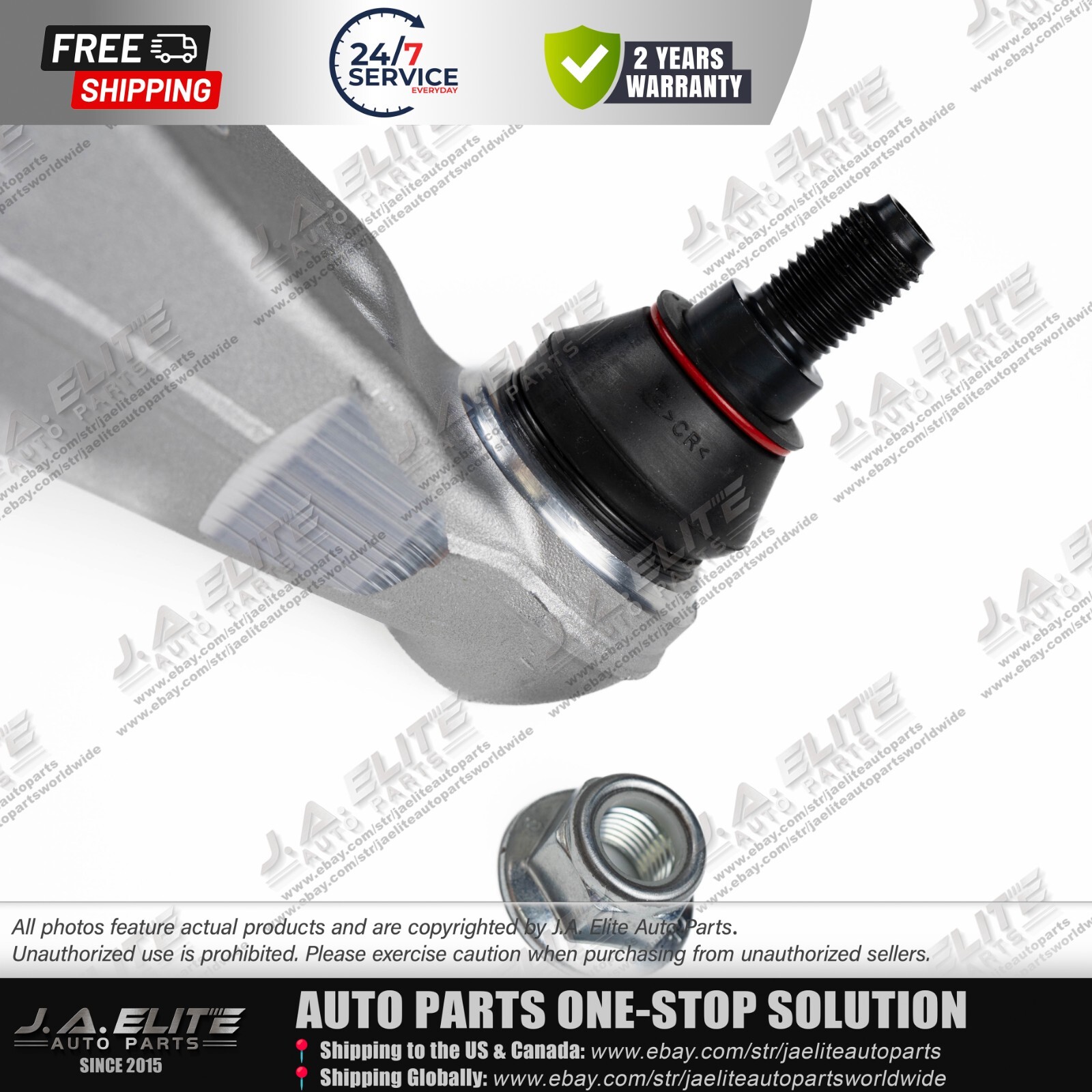 Front Upper & Lower Left Control Arms fit Maserati Quattroporte Ghibli (2014-17)