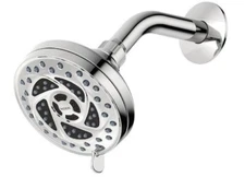 MOEN 5-Spray 4.6 in. Single Wall Mount Low Flow Adjustable Shower Head Chrome