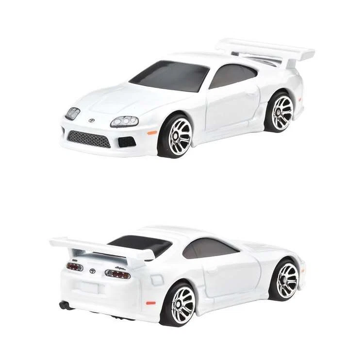 Toyota Supra MK4 A80 White Hot Wheels Fast & Furious Brian O'Conner JBY33 1:64 - Immagine 2 di 2