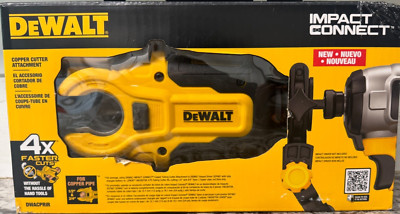 NEW DEWALT IMPACT CONNECT ATTACHMENT  1/2''& 3/4'' COPPER PIPES CUTTER  DWACPRIR