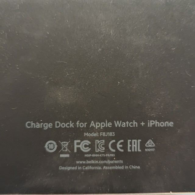 Belkin Valet Charge Dock for Apple Watch iPhone F8J183 for sale online |  eBay