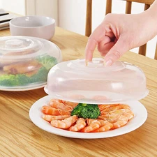 Microwave Safe Cover Dish Lid Plate Lid for Heating Food Heat Resistant
