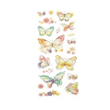 Foil Fancy Butterfly Stickers, 19-piece