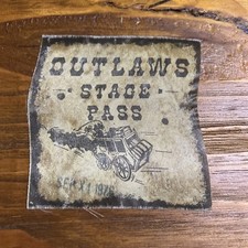 1976 waylon jennings jessie colter willie nelson fuorilegge tour stage pass vintage