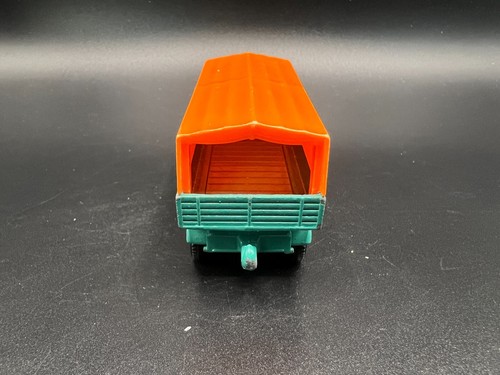 Matchbox Mercedes Trailer Green No 2 Intact with Top Piece Lesney England - Picture 3 of 4