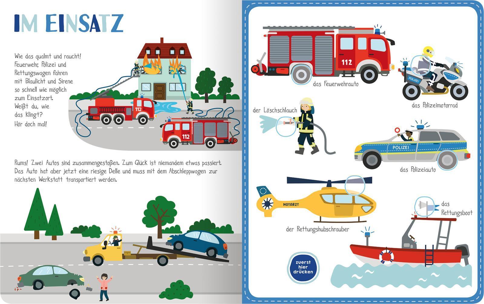 Thumbnail - Mein Kunterbuntes Soundbuch - Fahrzeuge, Izabella Markiewicz