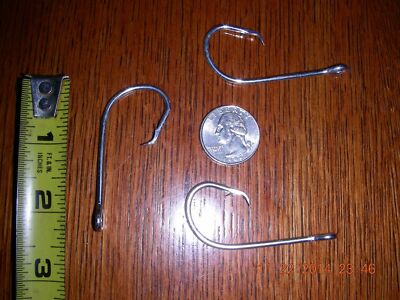 Eagle Claw Lazer Sharp 100 HOOKS CIRCLE SEA LONG SHANK SEA GUARD 5/0 USA MADE .