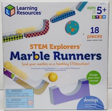 Learning Resources STEM Explorers Marble Runners, 18 Pieces, Ages 5 