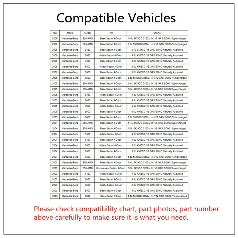 For Mercedes Benz W220 W221 S350 S430 S500 S55 S600 S65 Cup Holder 2206800014 - Image 4 of 4