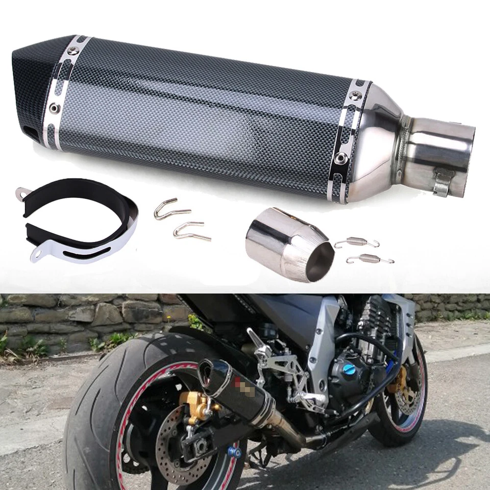 38mm-51mm Motorcycle Exhaust Muffler Pipe with DB Killer Silencer Dirt Bike ATV - Изображение 4 из 4