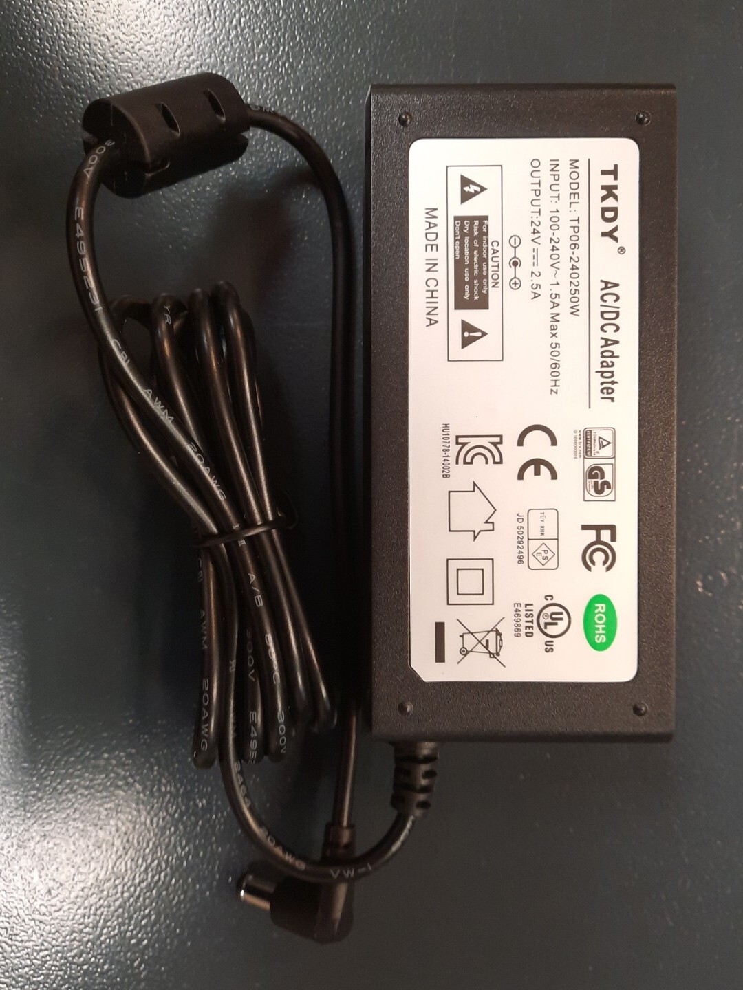 TKDY AC DC Adapter 60W Netzteil - LED Streifen Licht 3D Drucker + 11 Stück - Bild 2