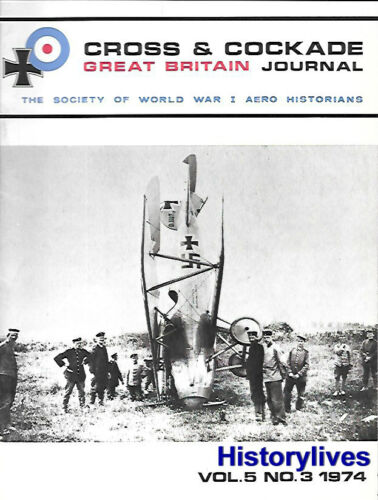 Cross & Cockade V5 N3 Flying Hussar Albatros DI Observer Jasta 2 Boelcke Bomber