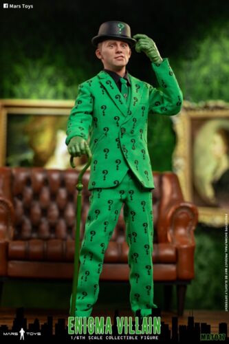 Nueva figura de acción Mars Toys MAT017 1/6 Batman Batman 1966 The Riddler en stock - Imagen 10 de 24