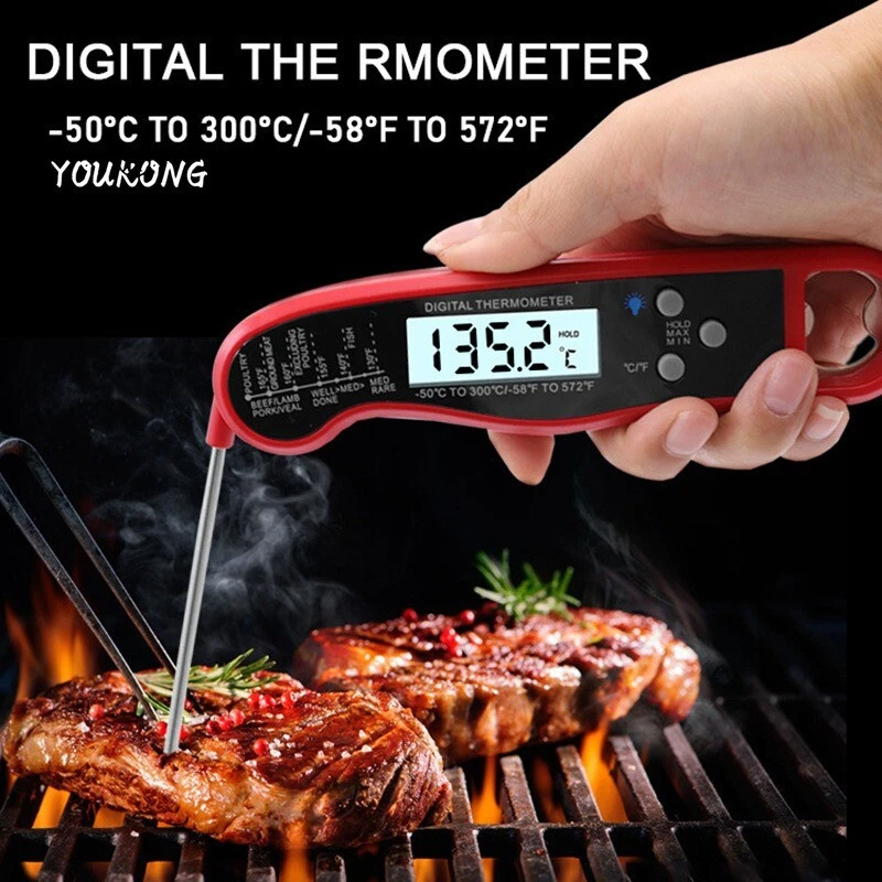 Meat Thermometer Digital for Grilling Cooking Waterproof Read Food thermometers